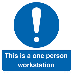 This is a one person workstation